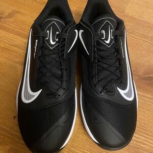 Nike Black and White Athletic Shoes - Precision VII